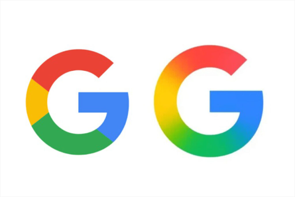 Google G logo update with gradient design