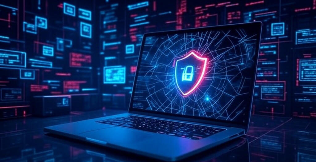 a laptop hack by hacker 